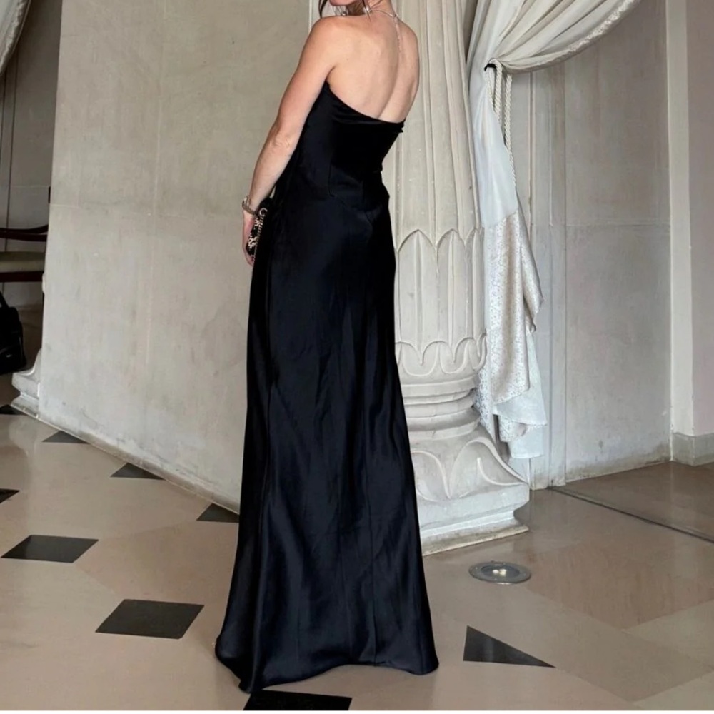 12th Tribe Black Sweetheart Cocktail Gown - Picture 2 of 3